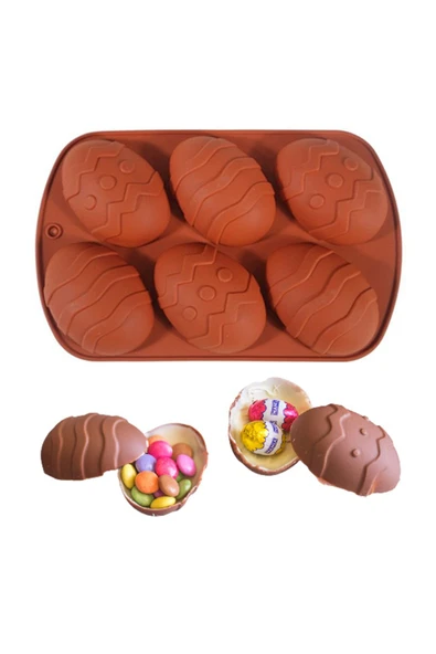 Siliko World Paskalya Yumurtası Kek & Çikolata Silikon Kalıbı