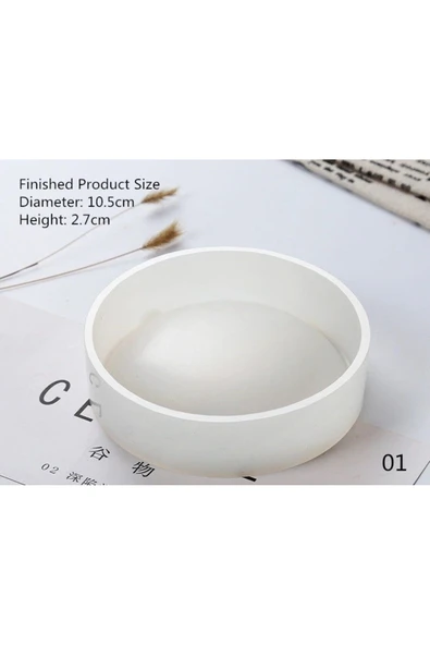 Siliko World Epoksi Küllük Kalıbı Yuvarlak Silikon - 6