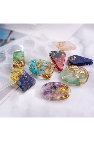 epoksi kalıpları Epoksi Kolye Kalıbı - 3