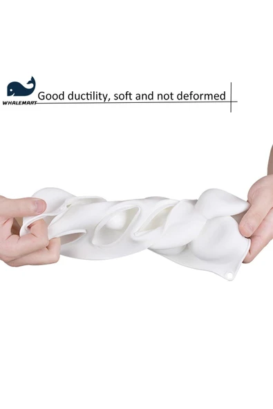 Siliko World Silikon Kek Pasta Sabun Ve Mum Kalıbı Küre Şekilli 8'li - 7