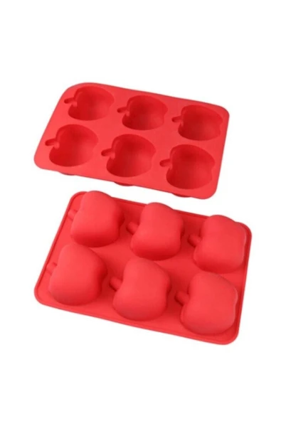 Siliko World Silikon Çikolata Kalıbı Elma - 2
