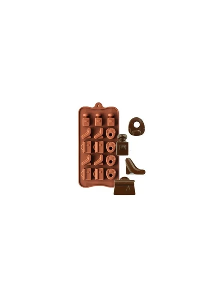 Siliko World Çikolata Kalıbı Çanta Ayakkabı Parfüm - 2