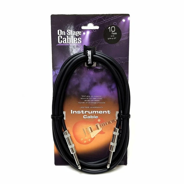 On Stage IC-10 3 Metre Enstruman Kablosu ürün görseli