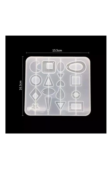 Siliko World Epoksi Silikon Çoklu Küpe Takı Kalıbı - 5