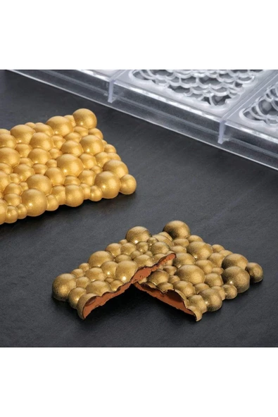 Siliko World Polikarbon Tablet Bubble Çikolata Kalıbı - Resim 2