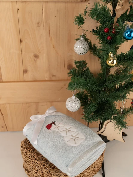 Pamuklu 2'li 40x70 cm Modern & Şık Hediyelik Havlu Seti Baveno - Resim 5