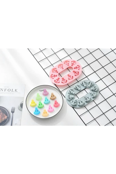 Siliko World Silikon Çikolata Buz Mum Epoksi Ve Reçine Kalıbı - Resim 7