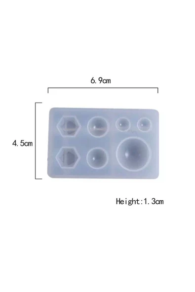 Siliko World Epoksi Kolye Küpe Kalıbı - 3