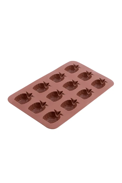 Siliko World Silikon Çikolata Buz Jelibon Epoksi Kalıbı Ananas Modeli - 6