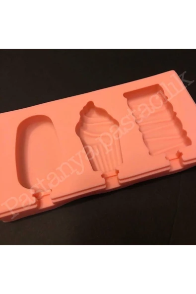 PASTANYA Dondurma Kalıbı 3 Lü Yeni Model - 2