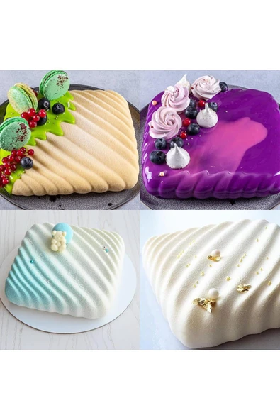 Siliko World Silikon Kek Pasta Kalıbı