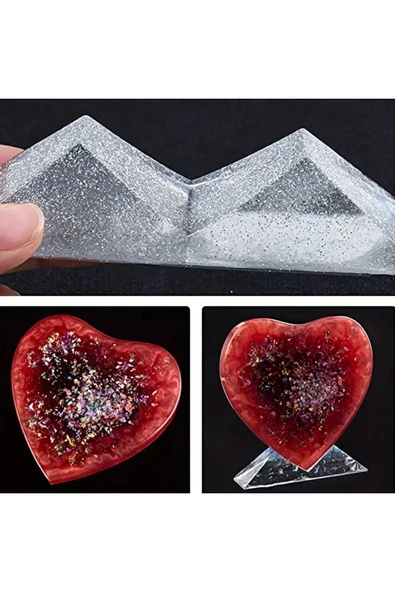 epoksi kalıpları Epoksi Reçine Fotoğraf Çerçevesi Silikon Resim Çerçevesi Kalıbı 13x10cm - 3