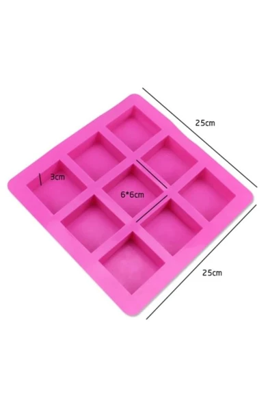 Siliko World Sabun Mum Kek Ekmek Kalıbı - Resim 2