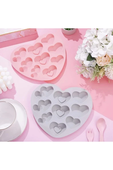 Siliko World Silikon Çikolata Kalıbı Sabun Kalıbı Ve Mum Kalıbı Silikon Kalıp - 7