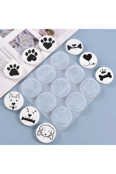 Siliko World Epoksi Çoklu Hayvan Telefon Tutacağı Magnet Kalıbı ürün görseli