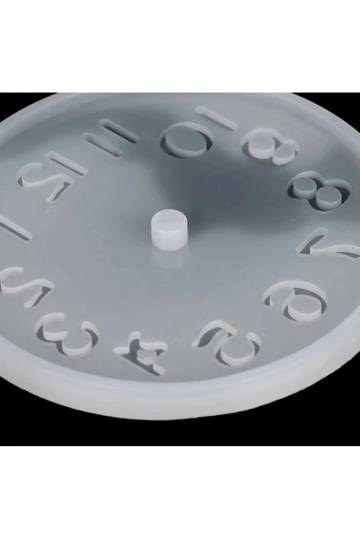 Siliko World Silikon Epoksi Reçine Kalıp Saat Kalıbı 15,5cm - Resim 7