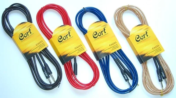 GİTAR KABLO GÜRÜLTÜSÜZ 5M (NOISLESS), ŞEFFAF NATÜR - 1