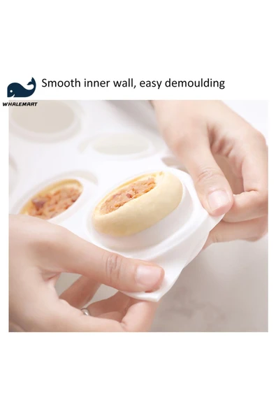 Siliko World Silikon Kek Pasta Sabun Ve Mum Kalıbı Küre Şekilli 8'li - 3