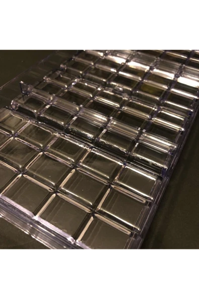 PASTANYA Kuvertur Dikdörtgen Model Polikarbon Çikolata Kalıbı - 3