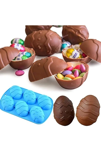Siliko World Paskalya Yumurtası Kek & Çikolata Silikon Kalıbı - 2