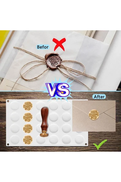 Siliko World Silikon Epoksi Çoklu Daire Anahtarlık Kolye Mum Ve Mühür Kalıbı - 4