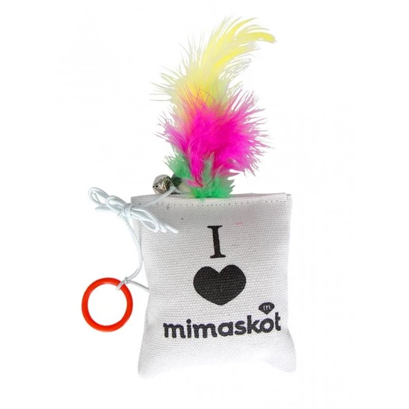 Eastland Tüylü Zilli Peluş Yastık Kedi Oyuncağı ürün görseli 1