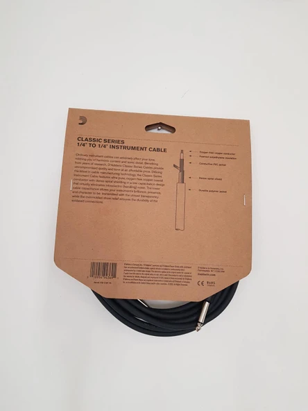 GİTAR KABLO 15 İNCH CLASSİC CABLE  ÇİN - Resim 2