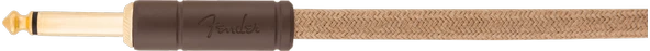 Fender Festival Düz/L Uçlu 5m Pure Hemp Natural Enstrüman Kablosu - Resim 2