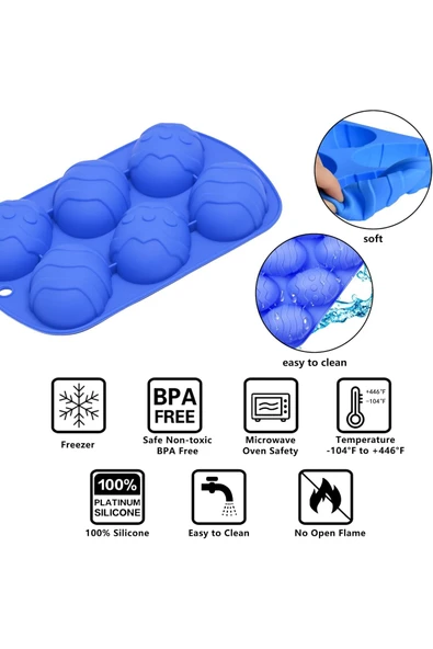 Siliko World Paskalya Yumurtası Kek & Çikolata Silikon Kalıbı - 8