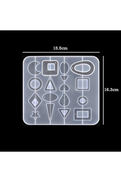 Siliko World Epoksi Silikon Çoklu Küpe Takı Kalıbı - 3