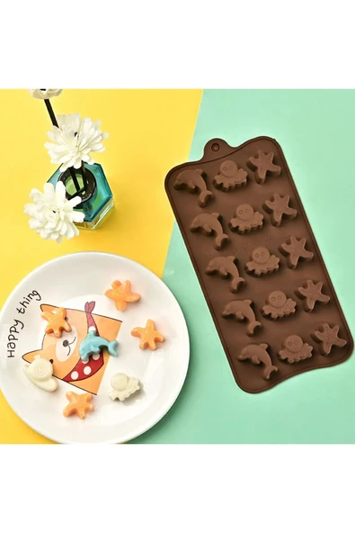 Siliko World Çikolata Kalıbı Deniz Canlıları