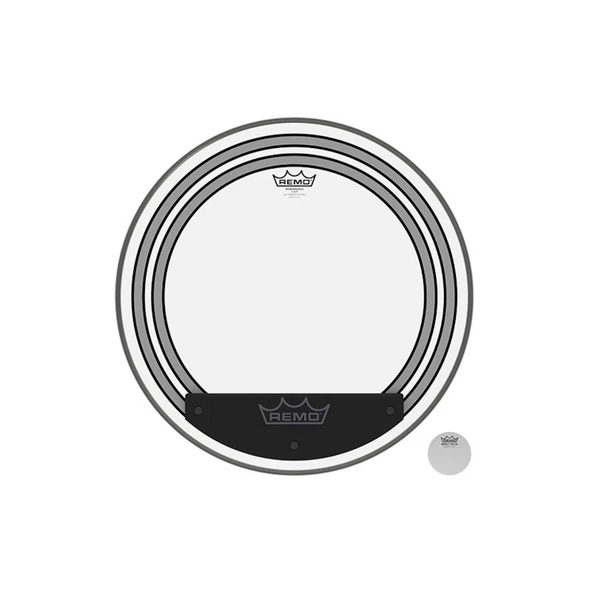 REMO POWERSONIC® CLEAR 20 inç Kick Derisi ürün görseli