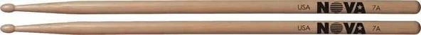 VICFIRTH N7A BAGET NOVA 7A WOOD, HICKORY, 15 1/2"x0.540" ürün görseli