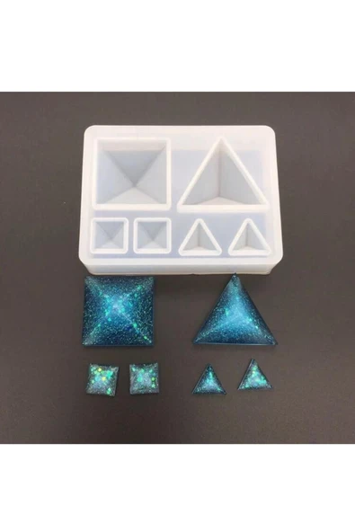 Siliko World Silikon Epoksi Çoklu Kolye Ve Küpe Kalıbı