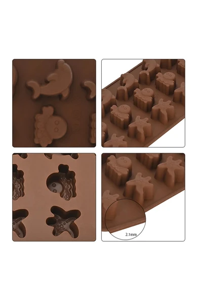 Siliko World Çikolata Kalıbı Deniz Canlıları - 4