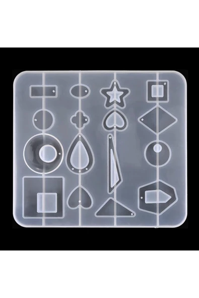 Siliko World Epoksi Silikon Çoklu Küpe Kalıbı - 3