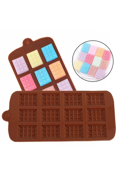 Siliko World Çikolata Kalıbı Mini Tablet - Resim 2