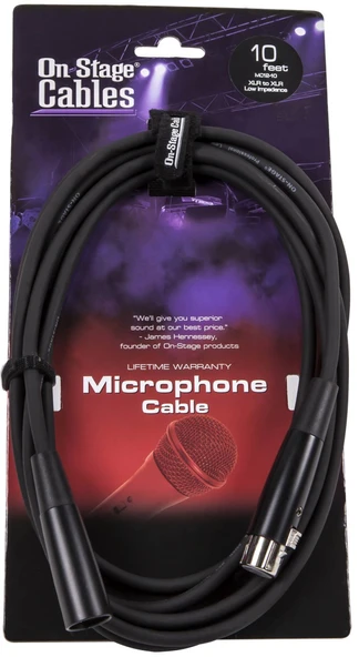 On Stage MC12-10 3 Metre Mikrofon Kablosu ürün görseli