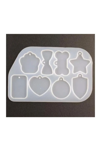 Siliko World Silikon Epoksi Çoklu Kolye Kalıbı - 5