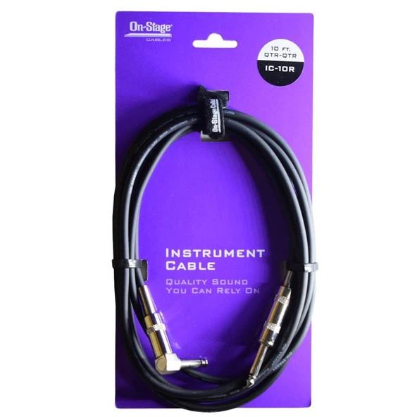 On Stage IC-10R 3 Metre Enstruman Kablosu ürün görseli