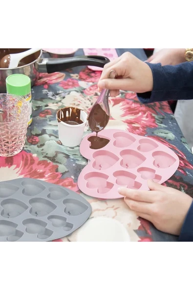 Siliko World Silikon Çikolata Kalıbı Sabun Kalıbı Ve Mum Kalıbı Silikon Kalıp - 5