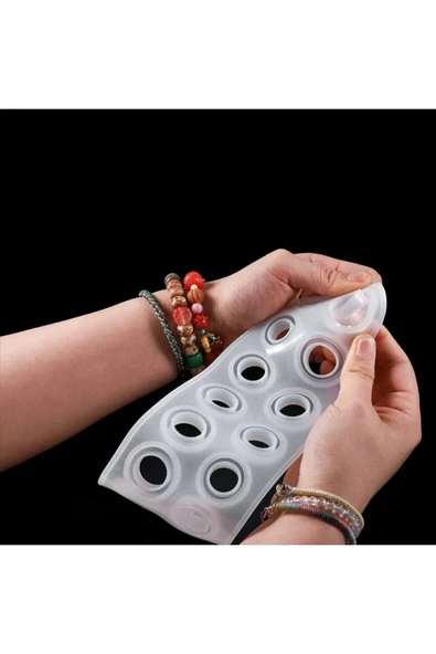 Siliko World Epoksi Reçine Kalıp Yüzük Kolye - 5