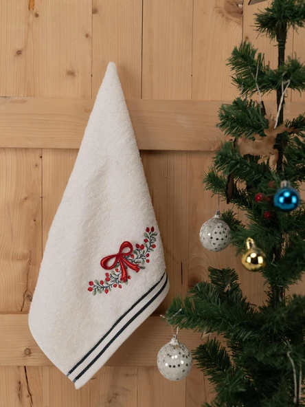 Pamuklu 2'li 40x70 cm Modern & Şık Hediyelik Havlu Seti Baveno - Resim 10