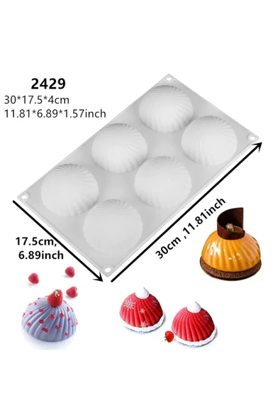 Siliko World Silikon Kek Kalıbı & Sabun Ve Mum Kalıbı