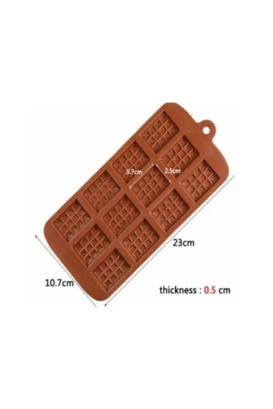 Siliko World Çikolata Kalıbı Mini Tablet - Resim 7