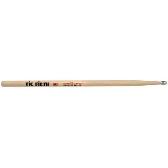 VICFIRTH V5BSB BAGET  5B SILVERBULLET, HICKORY, 0.595"x16" ürün görseli