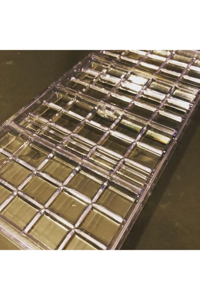 PASTANYA Kuvertur Dikdörtgen Model Polikarbon Çikolata Kalıbı - 2