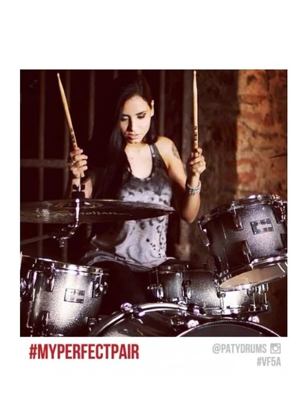 VICFIRTH V5A BAGET 5A WOOD, HICKORY, 0.565"x16", MED - Resim 2