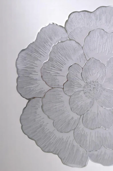 Digithome 6’lı Amerikan Servisi Supla Yuvarlak Gümüş 38 Cm THN76970 C1-1-18 - 2