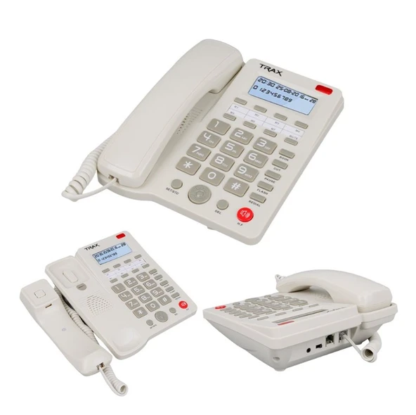 Trax TC-605 Ekranlı Masaüstü Kablolu Telefon - Resim 2